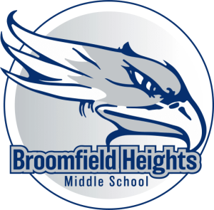 Broomfield Heights Middle School logo Broomfield Heights Middle School logo